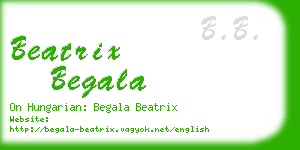 beatrix begala business card